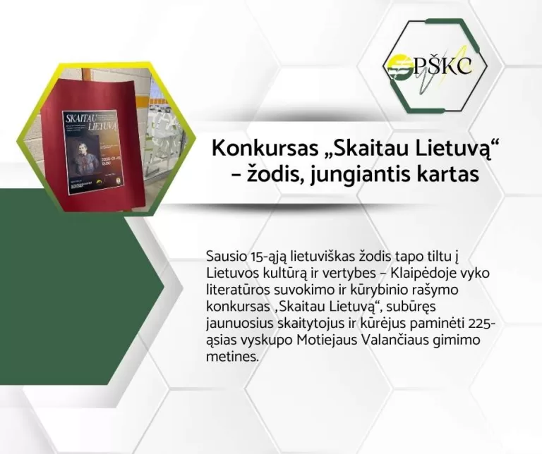 Konkursas „Skaitau Lietuvą“ – žodis, jungiantis kartas