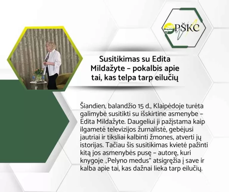 Susitikimas su Edita Mildažyte – pokalbis apie tai, kas telpa tarp eilučių