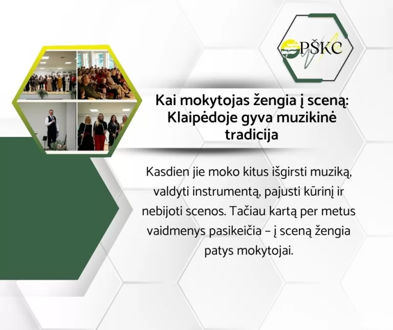 Kai mokytojas žengia į sceną: Klaipėdoje gyva muzikinė tradicija